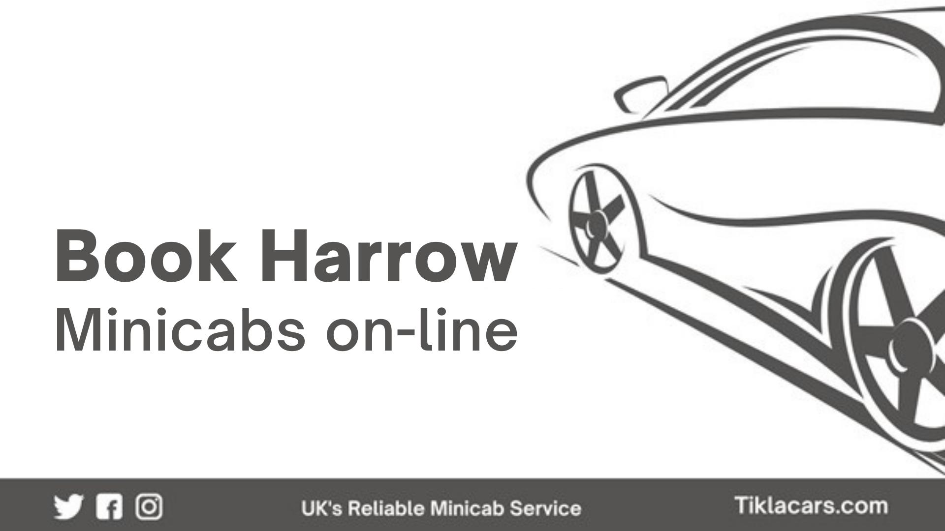 Online Booking Harrow Minicabs